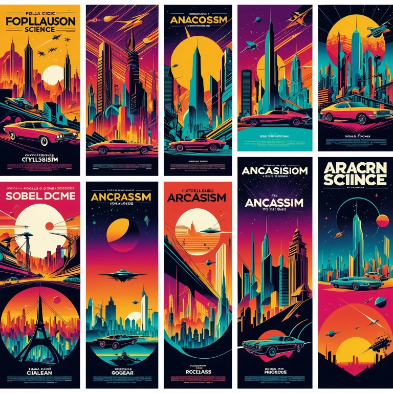 Futuristic Anarchism: Science Film Posters with Rebel Aesthetics