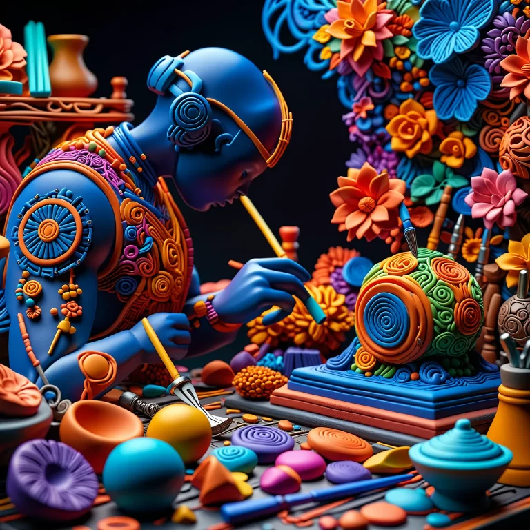 Fusion of AI and Traditional Art: Sculpting with Polymer Clay