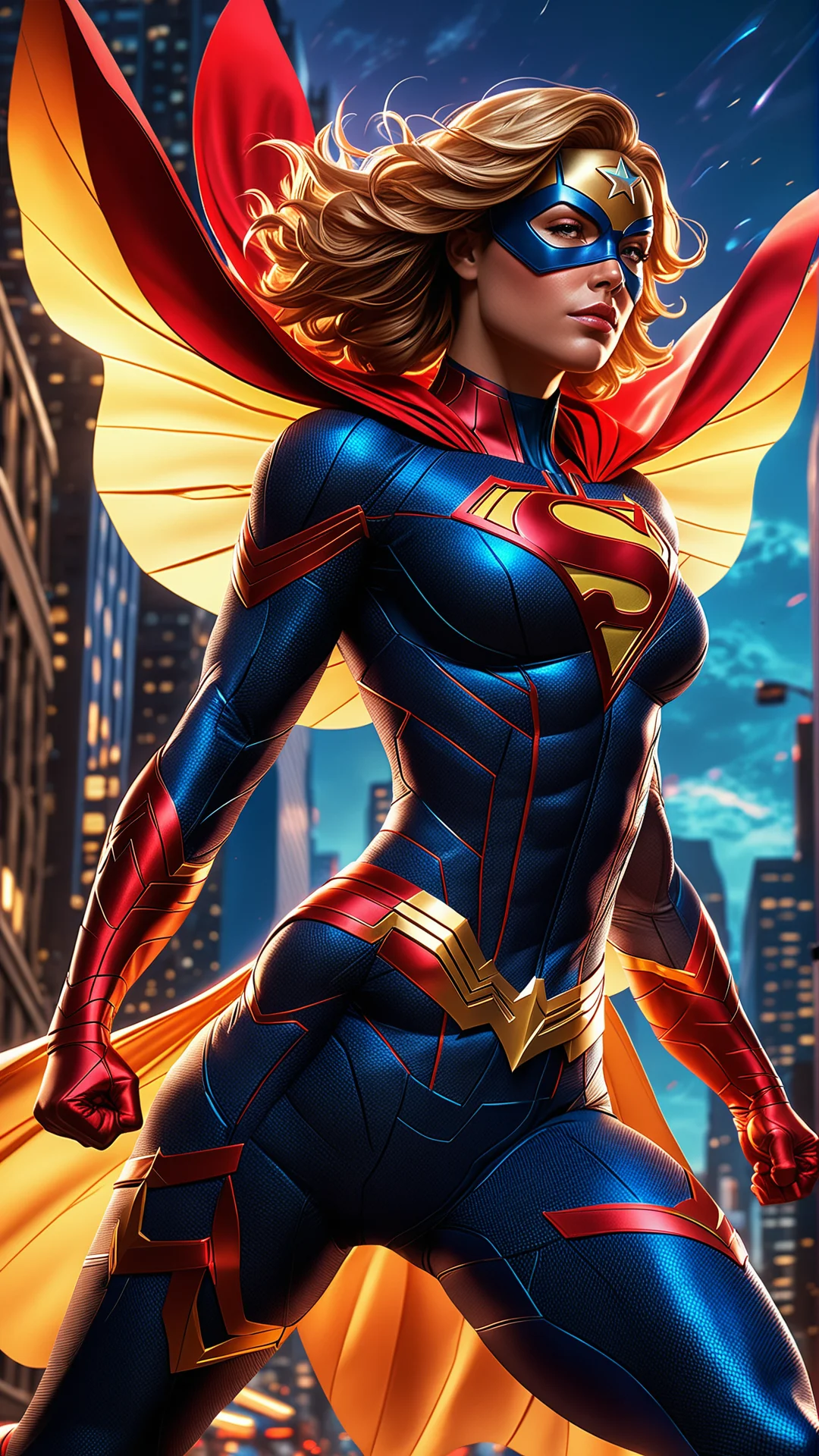 Dynamic Superhero Art: Contour Techniques by Greg Rutkowski & Artgerm